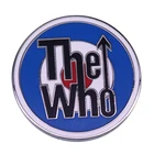 Эмалированная булавка рок-группы The Who, значок музыкальных певцов, брошь популярного искусства, жесткая брошь в стиле панк, ювелирные изделия