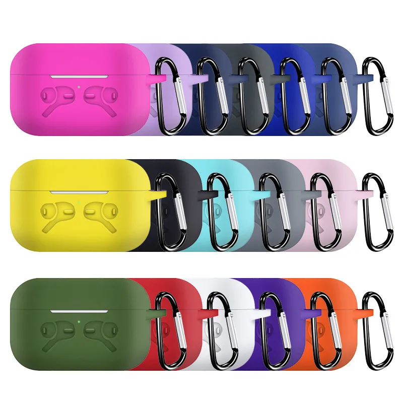 Силиконовый чехол с крючком защитный для Apple Airpods Pro TWS Bluetooth наушников s |