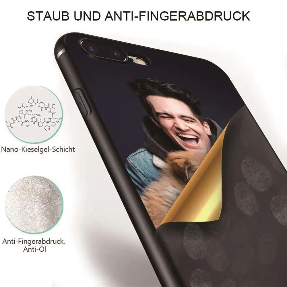 Чехол для телефона iphone 11 ProMax XR XS MAX X Panic! At The Disco Apple 8 7 6 5S s Plus силиконовый чехол из