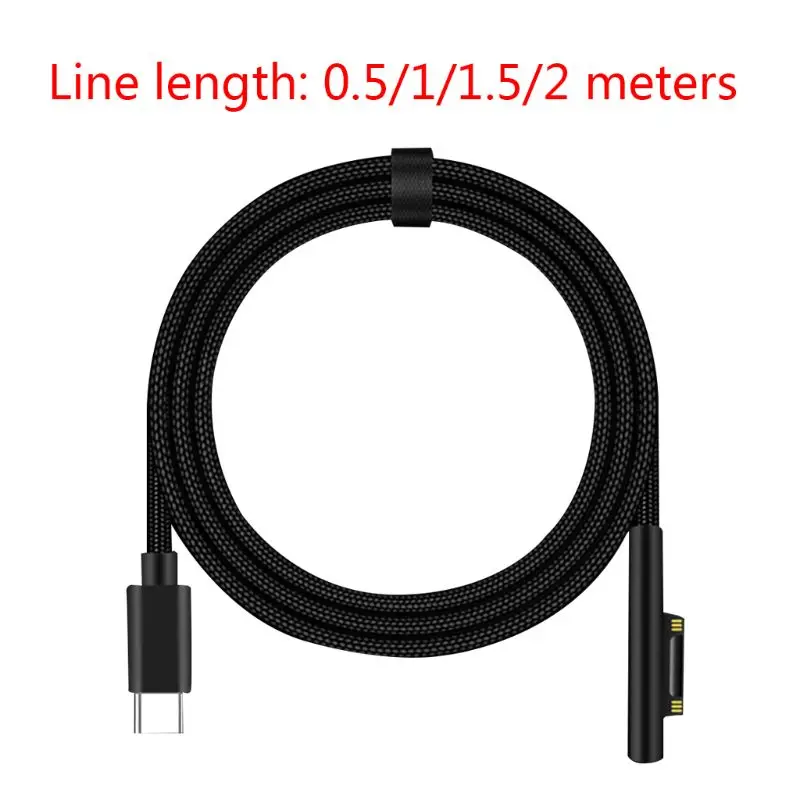 

Type C Power Supply Adapter 15V3A PD Fast Charging Cable for Surface Pro 3 4 5 6