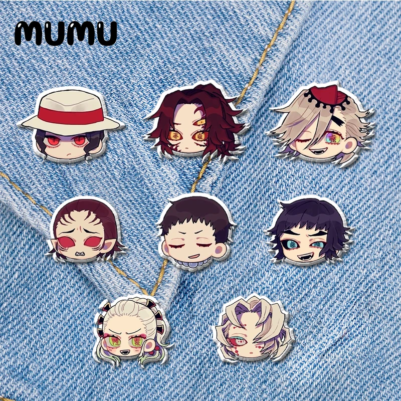 Новинка 2021 акриловая брошь в стиле аниме убийца демонов на лацкан кибуцудзи
