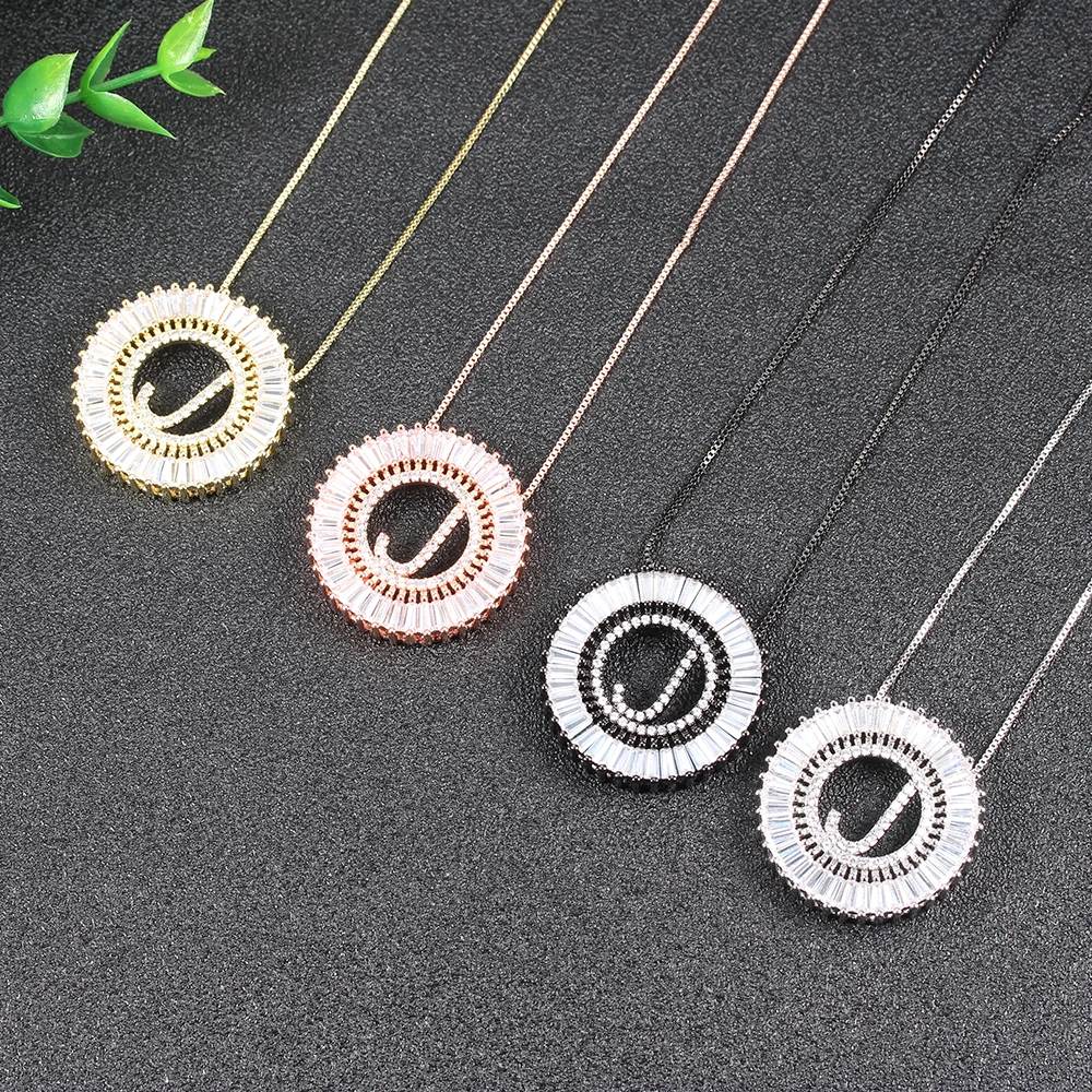 26 ожерелье с надписью женские модели мужской AAA циркон цепочка инкрустированная