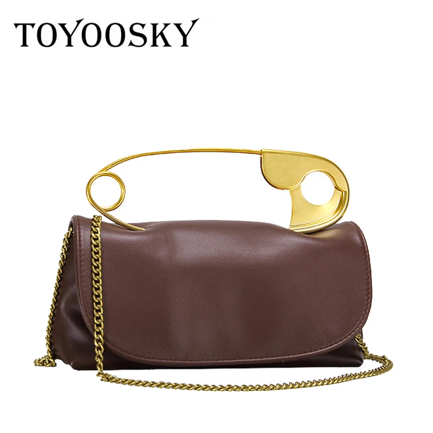 Дизайнерская Большая мягкая Сумочка с булавкой новинка 2020 Корейская маленькая