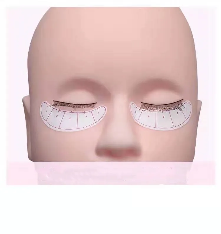 

80 Pairs Eye Sticker for Eyelashes Extension Grafted Eyelash Eye Pads Paper Patches Wraps Practice Patches Make Up Tools