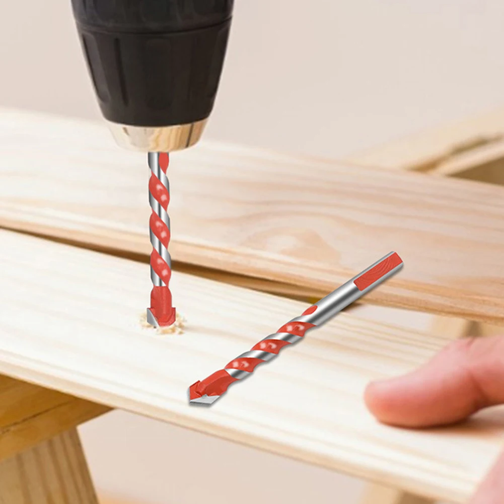 

4pcs Multifunctional Ceramic Wall Drill Bit Tile Drill Bit Set Glass Marble Hole Opener Hand Drill Alloy Drill Bit