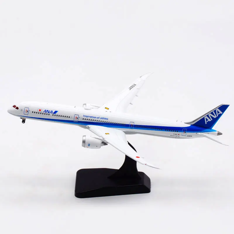 

Литая под давлением модель самолета в масштабе 1:400, из сплава, All Nippon Airline B787-10, JA901A, откидная версия, настольное украшение