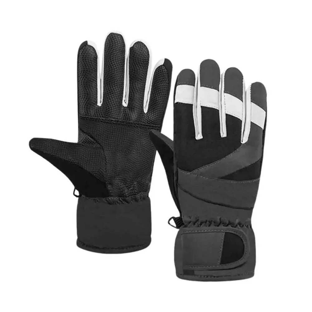 

Kids Winter Ski Gloves Anti-Slip Snow Thickening Warm Windproof Waterproof Outdoor Gloves For 6-13 Years Old Boys Girls