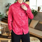 Традиционная китайская одежда кунг-фу для мужчин, куртка с драконом для мужчин, чонсам, Шелковый костюм Тан, Восточный костюм Тан, винтажные китайские Топы