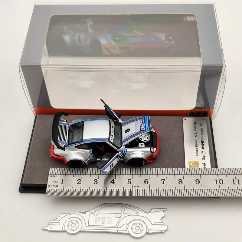 PGM 1:64 для P ~ sche 964 RWB Martini Rauh Welt Begriff #8 обычная версия моделей автомобильных игрушек |