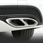 Наклейки для автомобилей Mercedes-Benz, модифицированные аксессуары, W205W213W117C117GLCCLA, наклейка на горло, выхлопная труба, яркая полоса