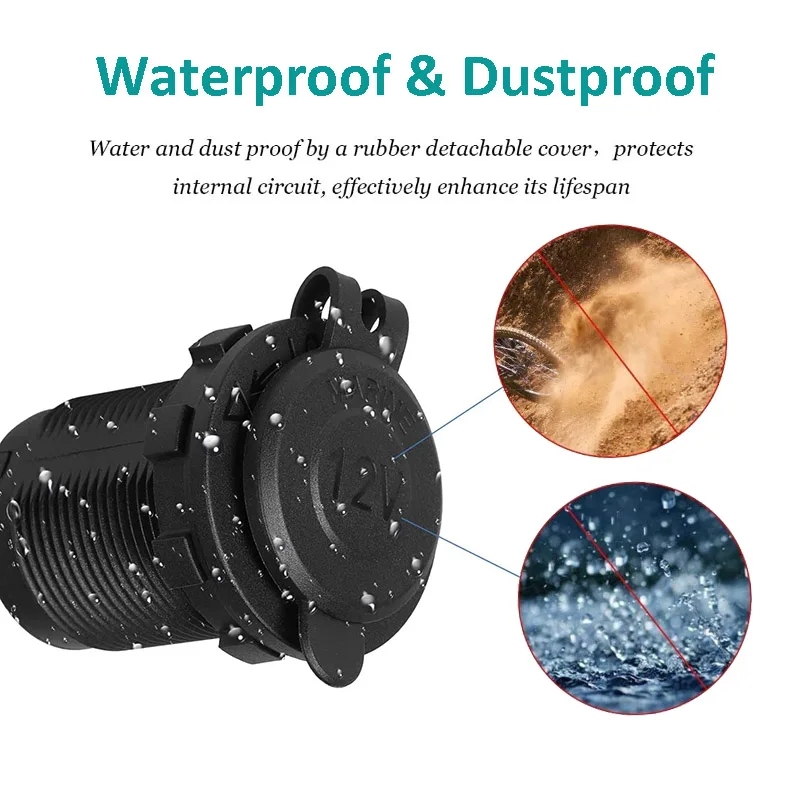 Гнездо прикуривателя для автомобиля морского мотоцикла квадроцикла домов на