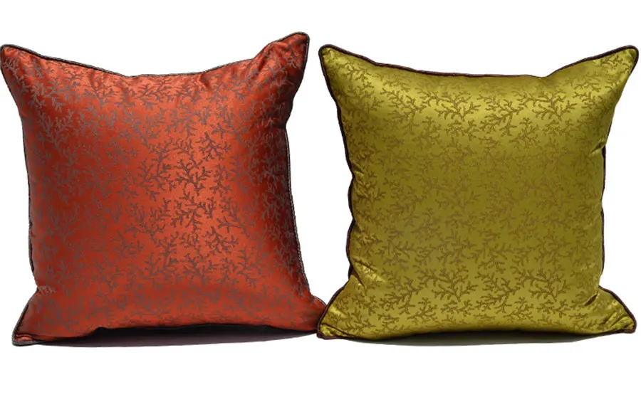 

Модный дизайнерский оранжевый декоративный чехол для подушки 45 50, Европейский современный удобный чехол для подушки, украшение для дома