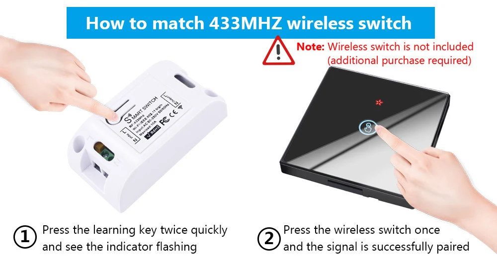 SMATRUL Tuya Smart Life APP Wi-Fi+ RF 433 МГц DIY релейный таймер модуль Google Home Amazon Alexa 110 В 220 В 10 А для переключателя, светильник, вентилятор