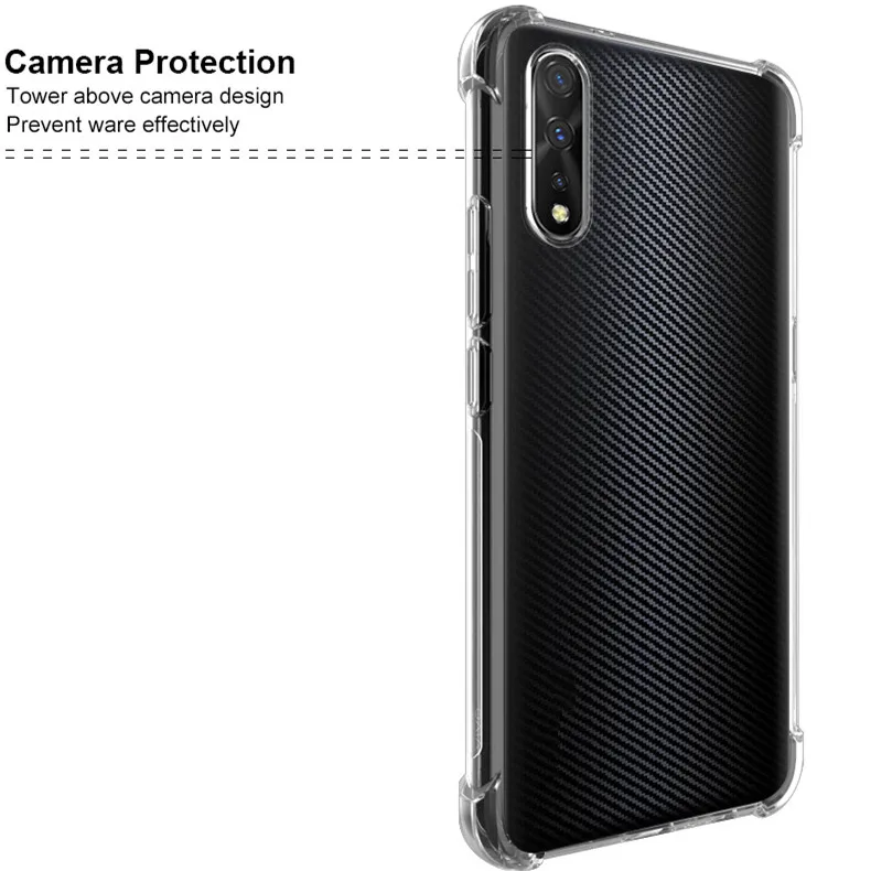 Мягкий прозрачный чехол подушка безопасности для телефона Meizu Note 9 8 16th 16 Plus M8 Lite V8