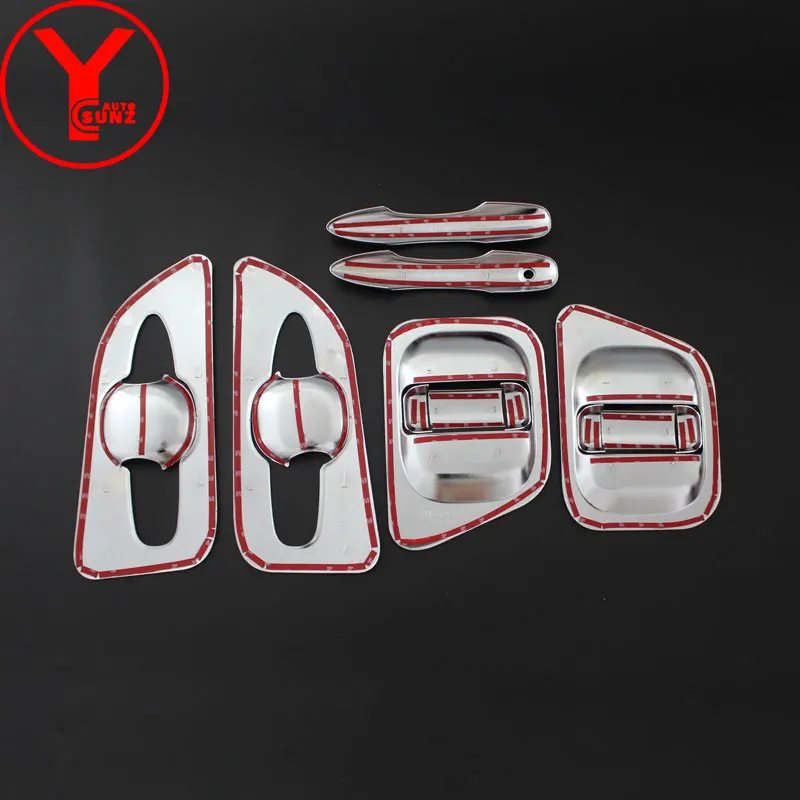YCSUNZ abs chrome side протектор дверной ручки для Противотуманные фары Toyota Hiace Commuter 2019