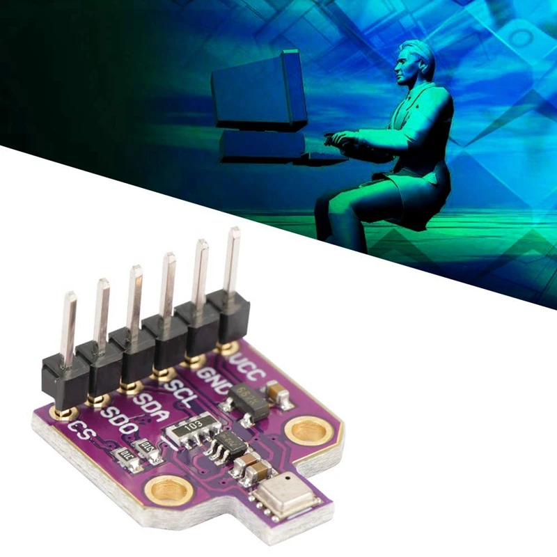 

BME680 Sensor,CJMCU-680 BME680 Temperature Humidity Sensor Ultra-Small Pressure Height Development Board