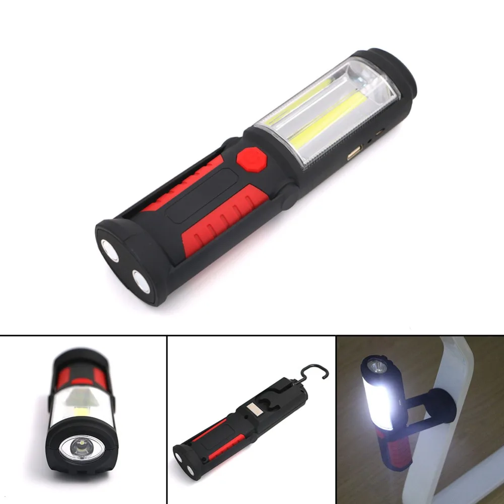 Портативный USB Перезаряжаемый COB Ночной светильник светодиодный фонарь онарик