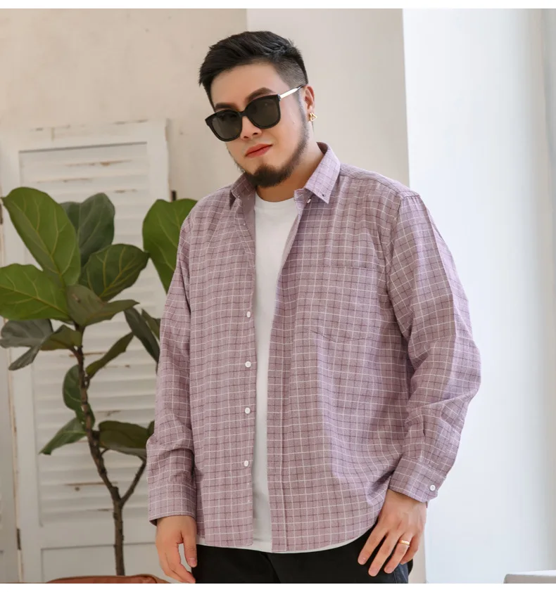Большие размеры 6XL 7XL 8XL 9xl 10xl мужские рубашки флисовые клетчатые с длинными рукавами Плотные хлопковые мужские рубашки Формальные Большие размеры Повседневная мода
