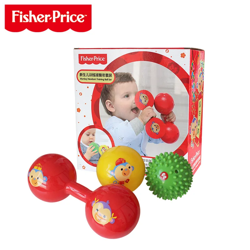 FISHER PRICE детские игрушки 0 12 месяцев Игрушки новорожденный тренировочный мяч