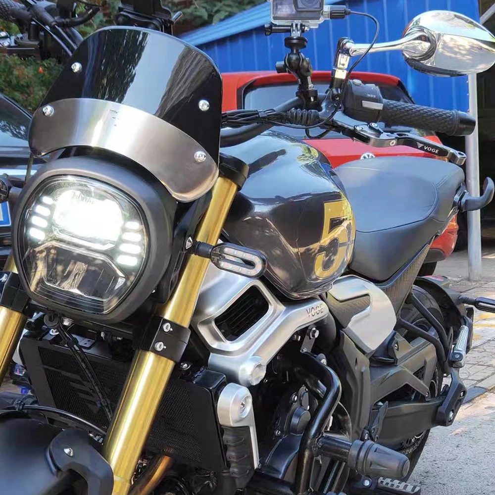 

VOGE 500AC 300 Motorcycle Retro Style Windshield For LONCIN VOGE 500AC 300
