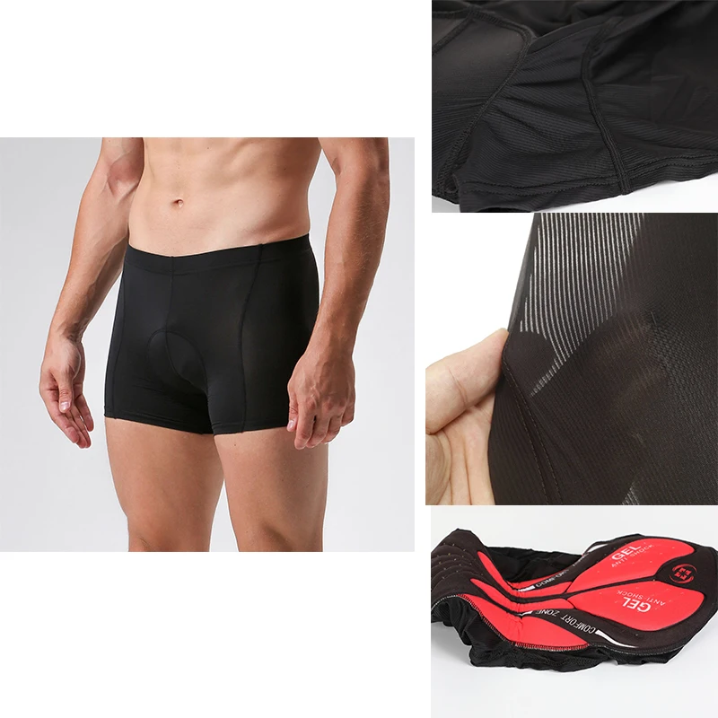 

Велосипедные шорты XINTOWN с 3D гелевыми вставками, мужское Велосипедное нижнее белье, шорты, дышащие быстросохнущие шорты