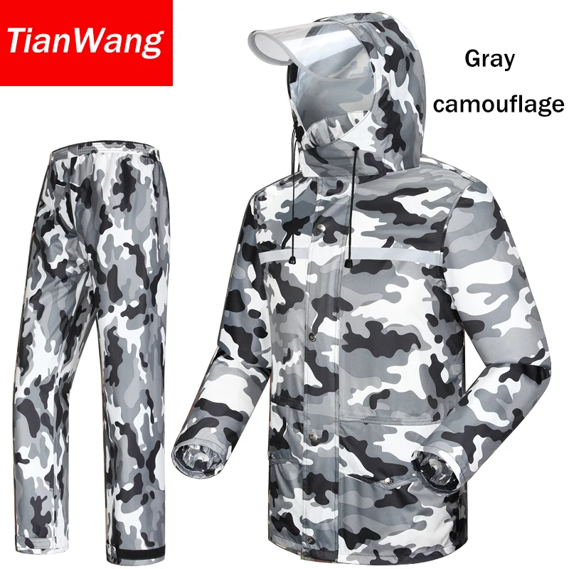 Водонепроницаемый дождевик непромокаемые женские плащ мужской костюм мотоцикл