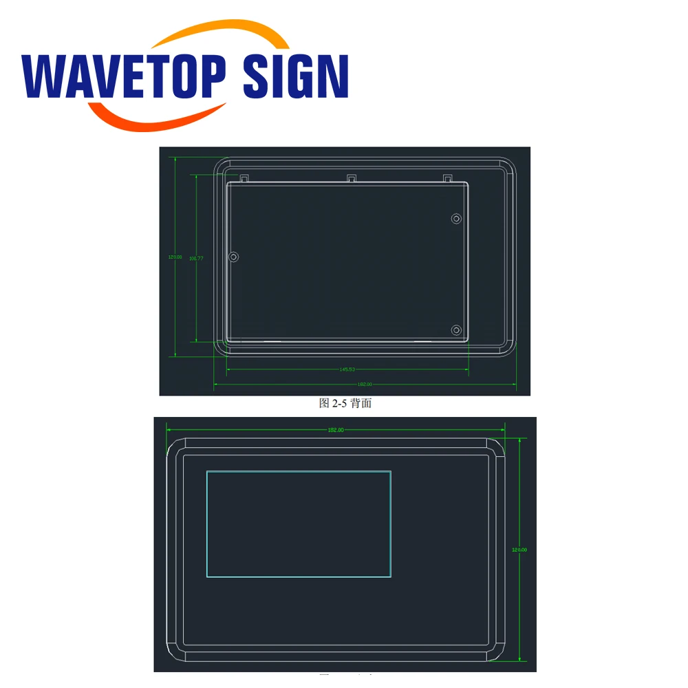 WaveTopSign WT-B2 CCD Co2 система лазерного контроллера для двухголовочной асинхронной