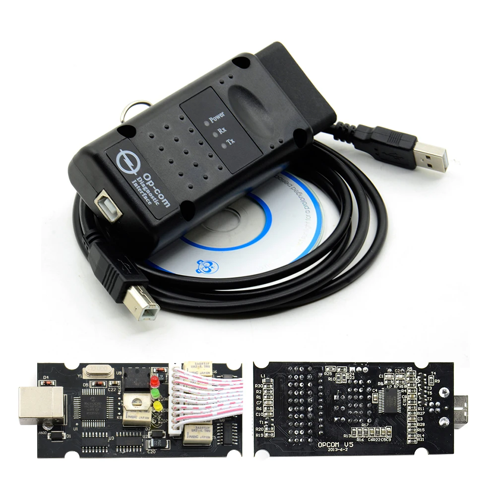 OBD2 OPCOM V1.99/1 65/1 70/1 78/1 59 для чтения кодов O-p * el сканер CANBUS opcom лучше чем elm327 obd2 |