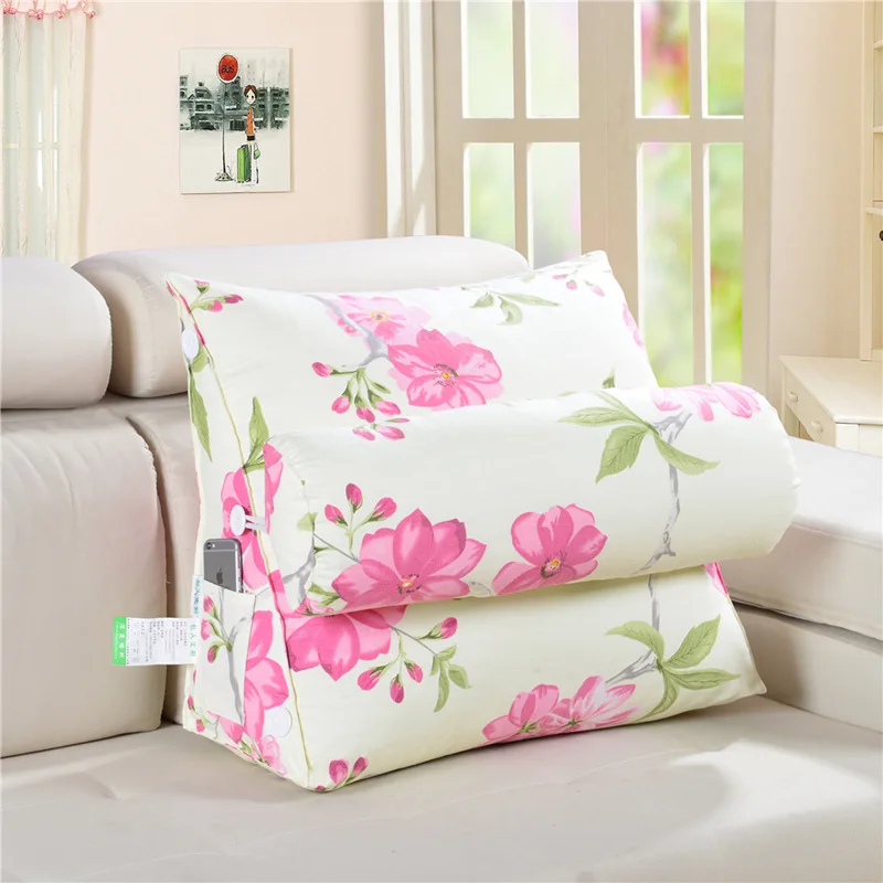 Треугольная подушка для прикроватной кровати, декоративная наволочка для дивана, Рождественская наволочка для подушки 50C067 - Цвет: 8