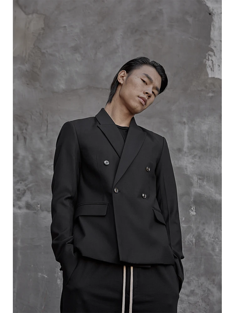 

Мужской короткий пиджак, двубортный пиджак, S-6XL, 2021