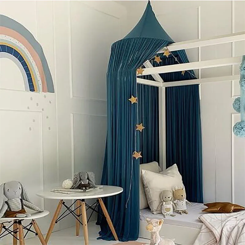 

Hanging Baby Bed Canopy Mosquito Net Dome Dream Curtain Tent Baby Crib Netting Round Hung Kids Canopy Tent Children Room Decor