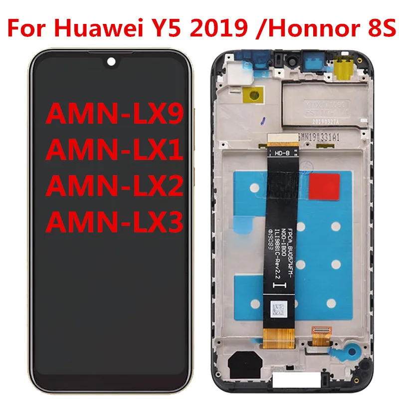

5.71" For Huawei Y5 2019 AMN-LX9 AMN-LX1 AMN-LX2 AMN-LX3 LCD Display Touch Screen Digitizer Assembly For Honor 8s
