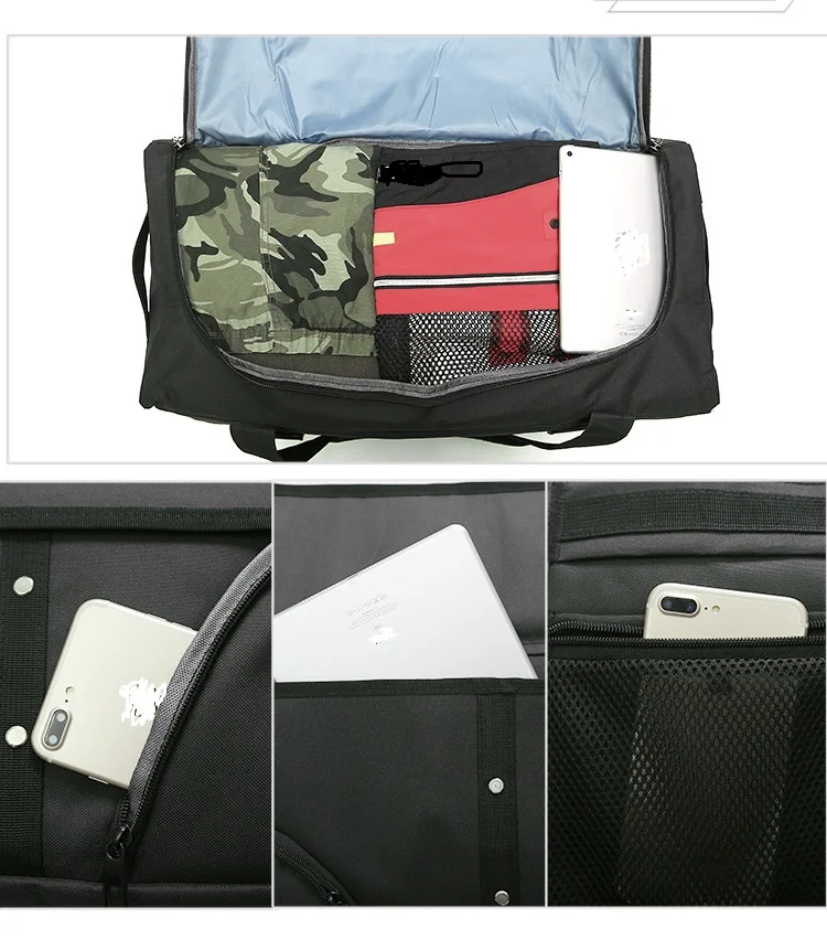 

versatile Luggage80L high-capacity handbag men's business travel bag travel duffle cash bag women shoulder bag