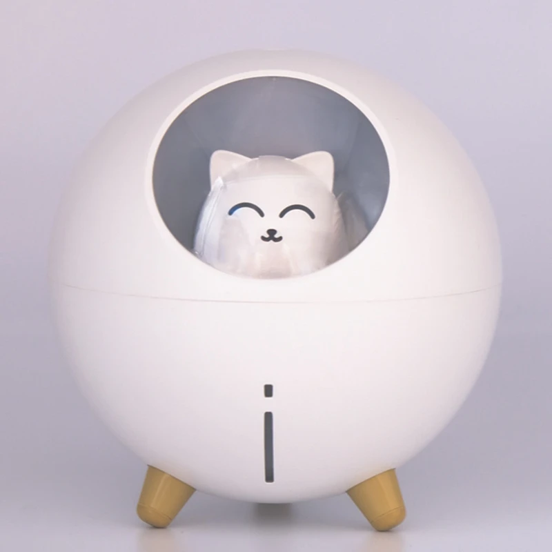 

Planet Cat Baby Humidifier Household USB Multiple Power Supply Silent Mini Air Humidifier Atmosphere Lamp