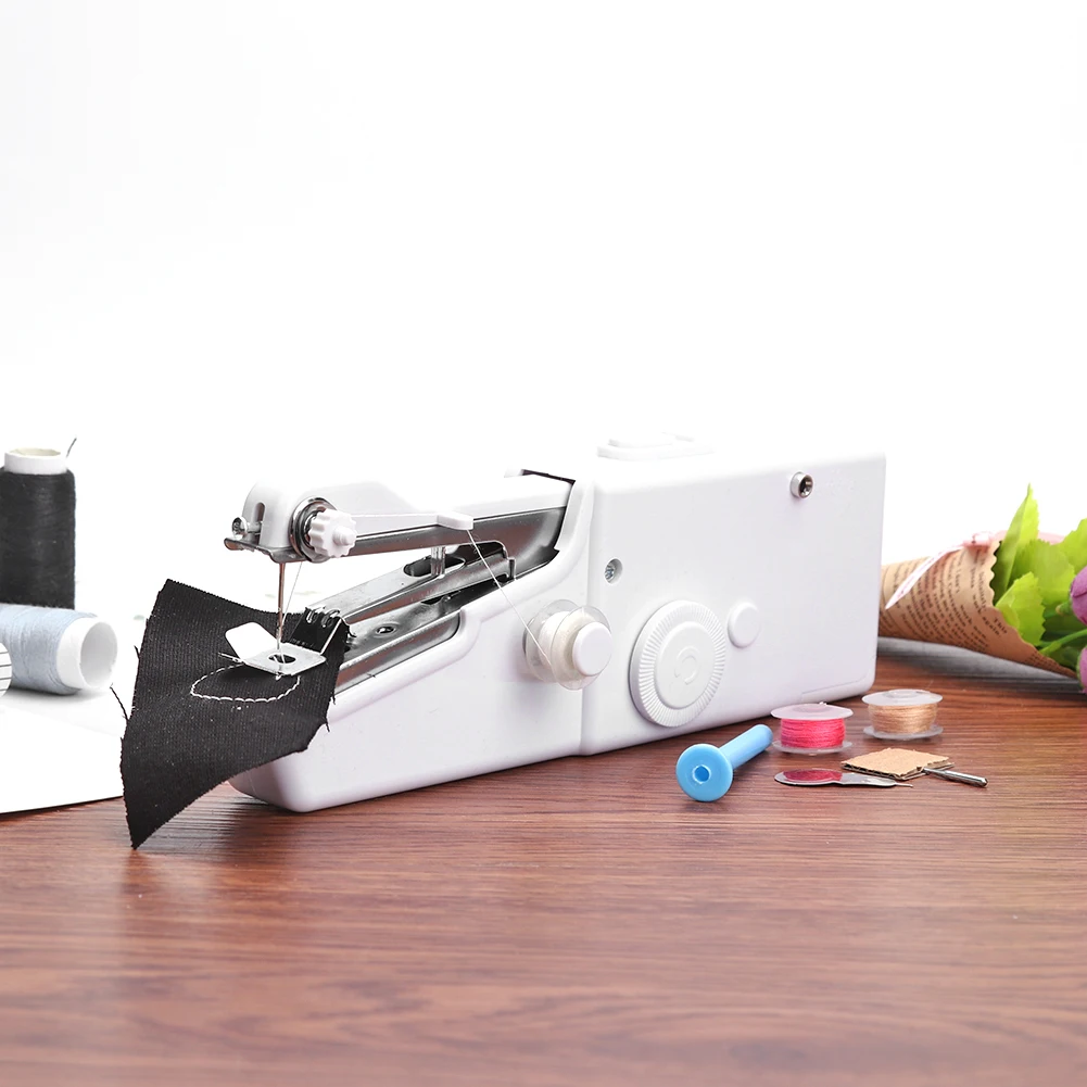 Портативный мини Ручной Электрический швейный станок многофункциональный набор