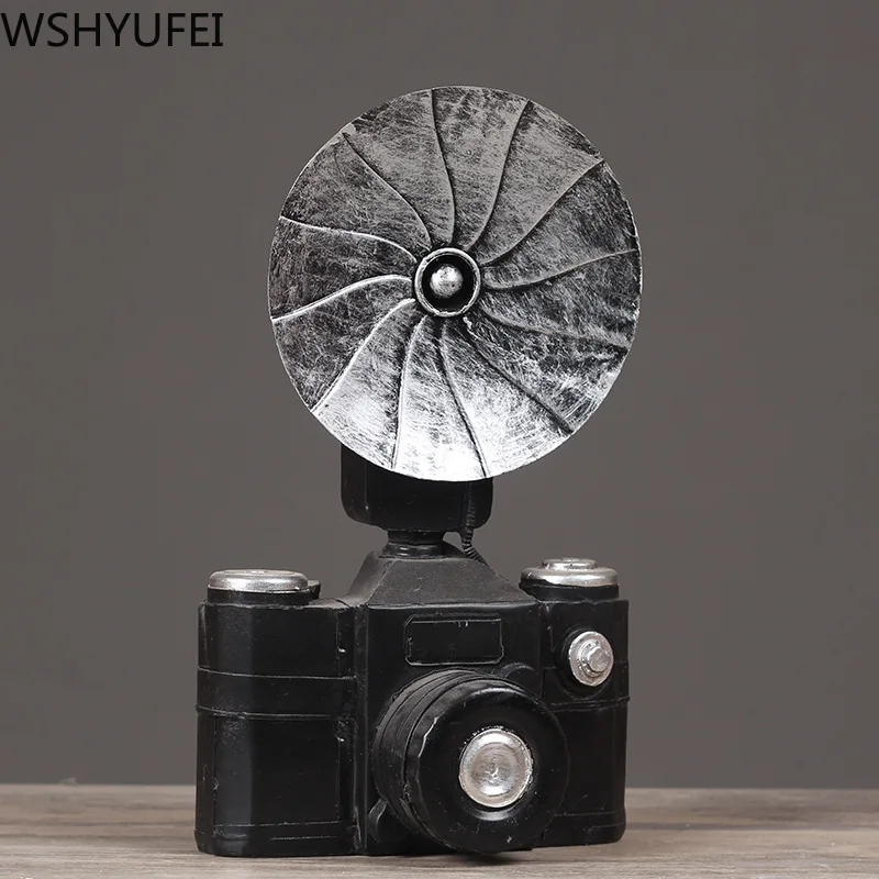 

1pc Retro Camera Resin Living Room Entrance Decorations Desk Ornament Home Decor Birthday Present Housewarming Gifts Crafts