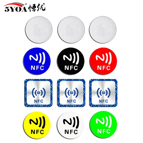 Бирка NFC Ntag215 504byte, 12 шт., бирка NFC 215, бирка 215, стикеры s, бирки, значки, бирка, стикер 13,56 МГц для IOS 13, быстрые клавиши автоматизации и т. д.