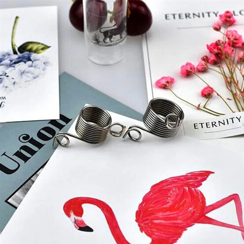 Горячие Кольца Тип вязальные Инструменты палец износа наперсток пряжи Пружинные