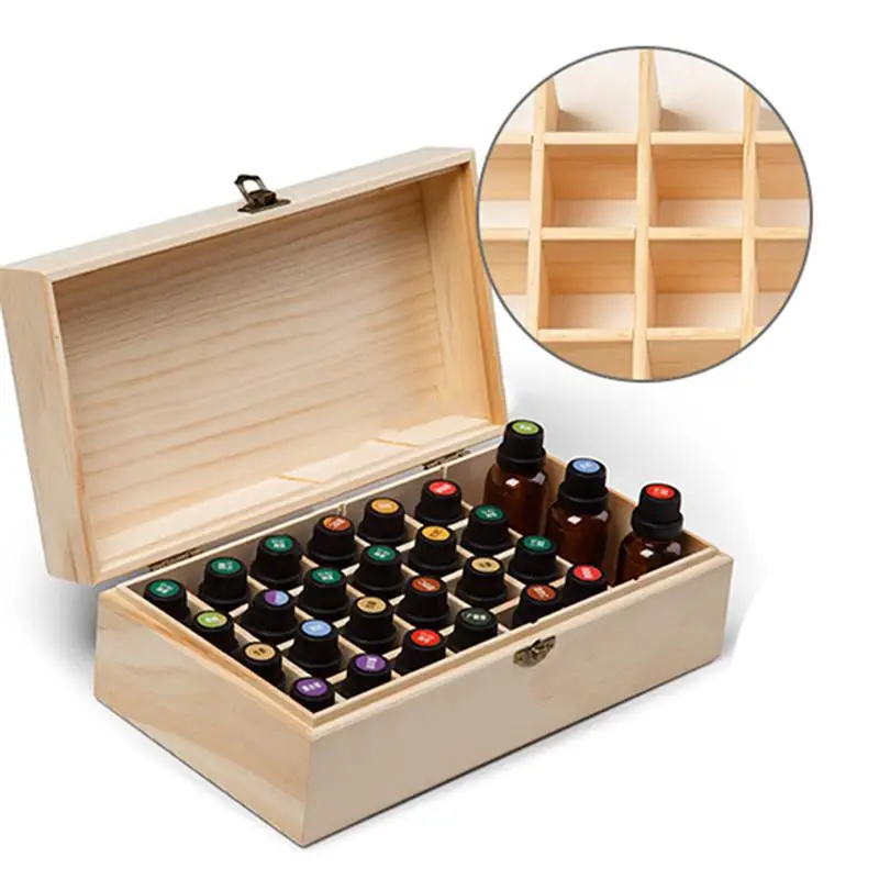 1 шт. коробка для ароматерапии масла из соснового дерева 25 сеток элегантный