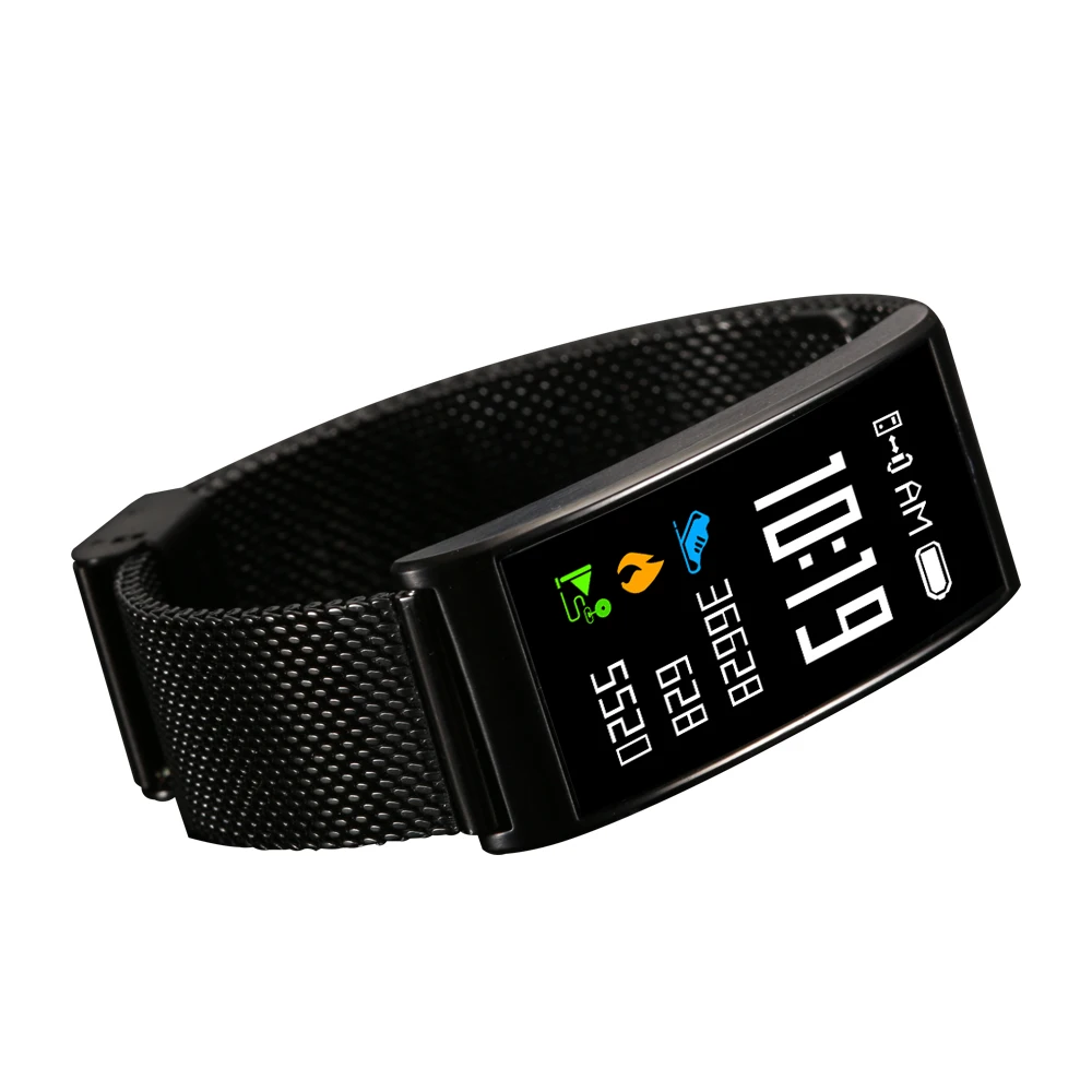 Стальной и кожаный ремешок Abay X3 Smart Watch Brace multi-спортивный режим тест сердечный