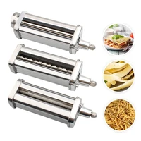 pasta maker stainless steel pasta spaghetti roller stand type mixer noodle press attachment kitchen tool for kitchen aid