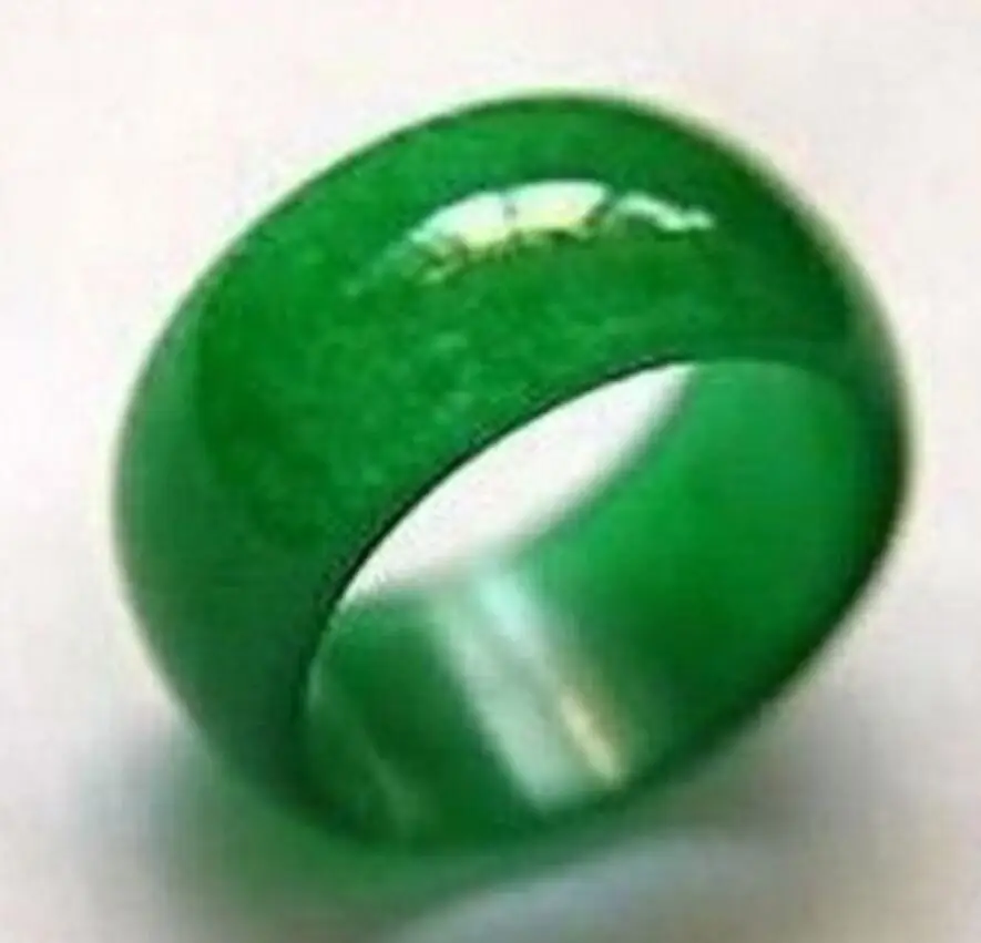 Модные ювелирные украшения модные красивые кольца из натурального зеленого