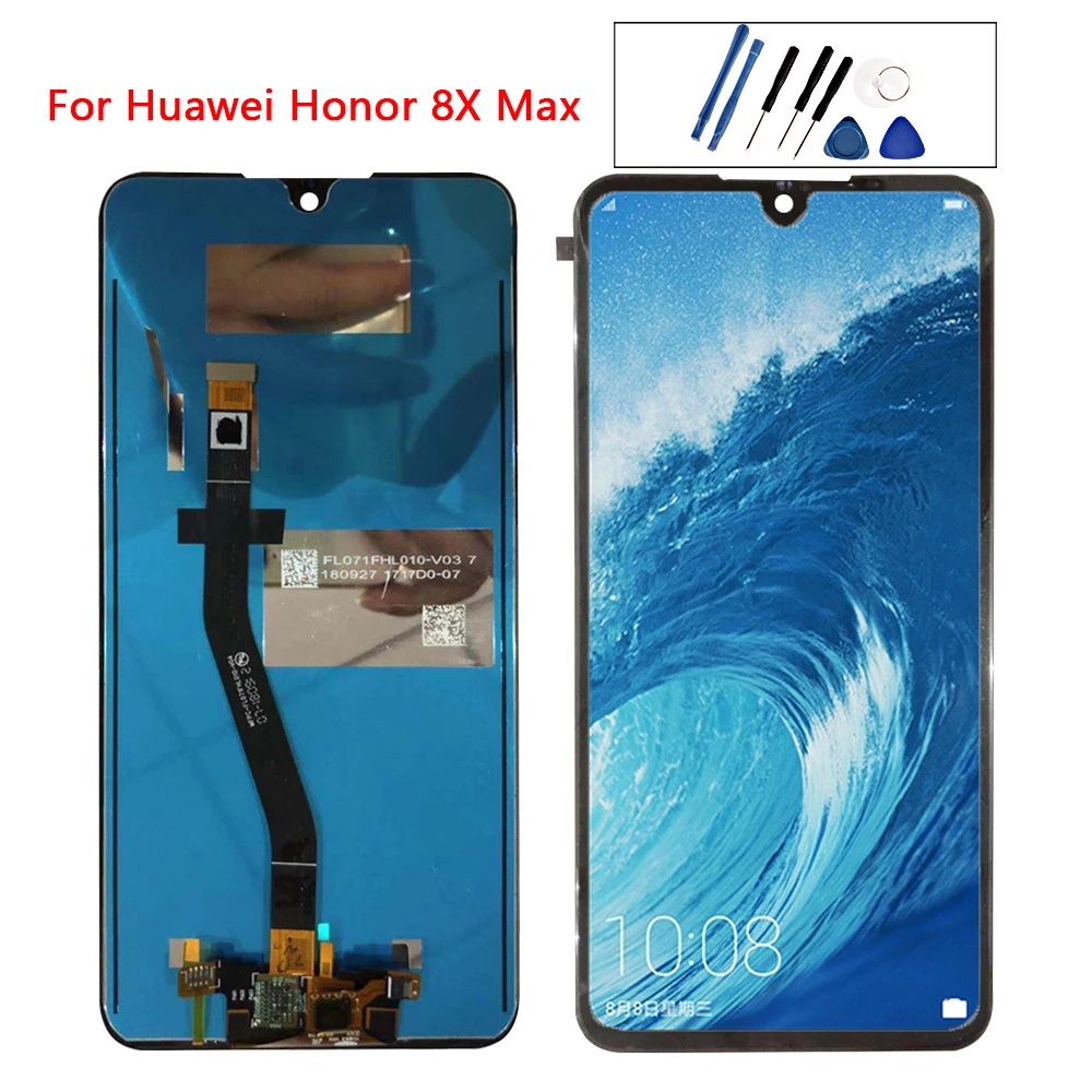 100% протестированный для Huawei Honor 8X Max ЖК экран дисплей Сенсорная панель дигитайзер