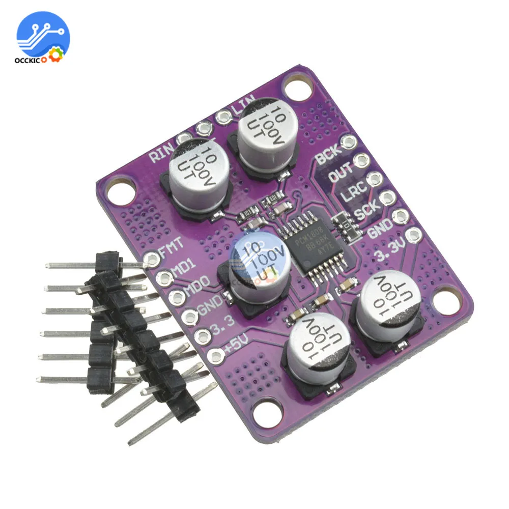 PCM1808 105dB SNR аудио стерео ADC односторонний Аналоговый Входной декодер 24bit усилитель