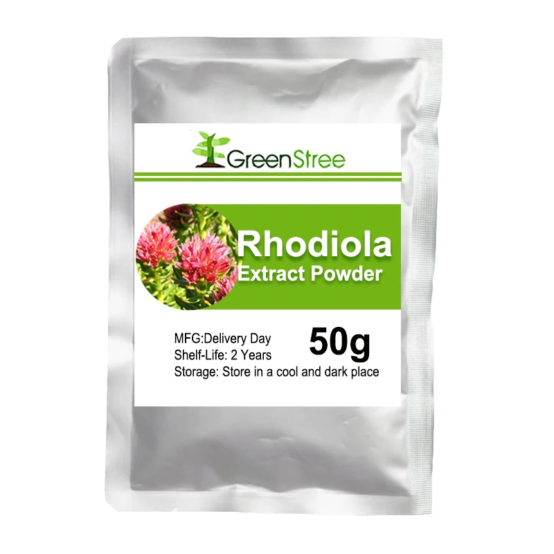 

50-1000g High Quality Pure Rhodiolae Extract Powder 10:1,Rhodiola Rosea,Herba