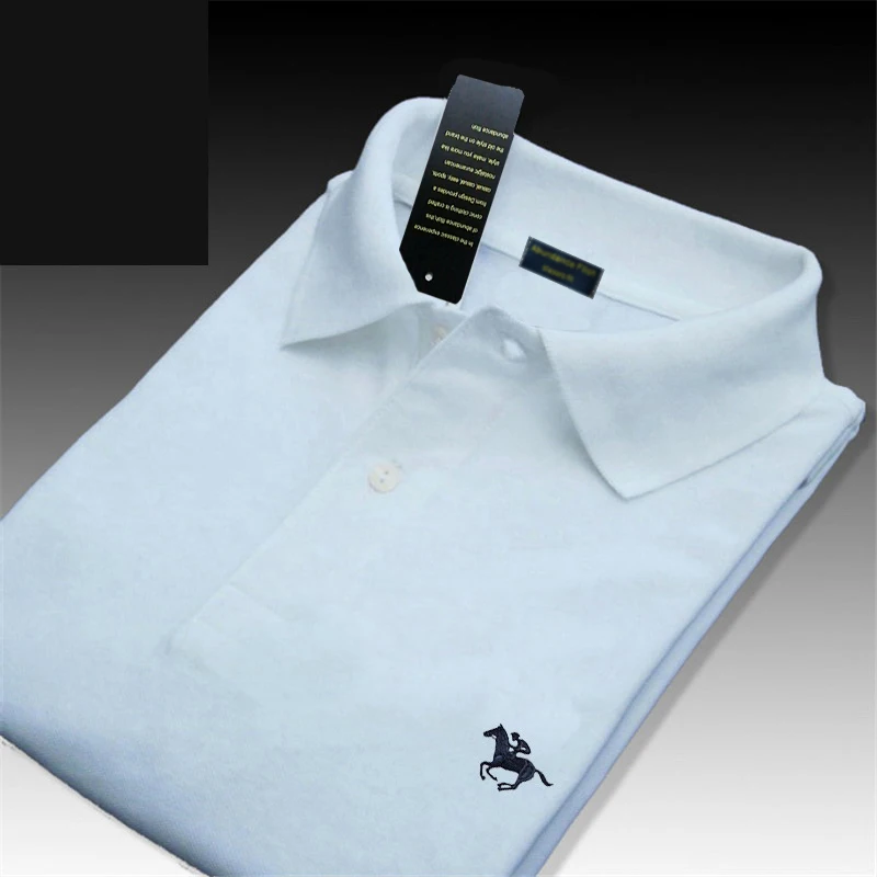 Рубашка-поло мужская с коротким рукавом и логотипом 23 Цвета | Мужская одежда