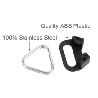 4pcs strong triangular split rings for camera back belt strap buckle accessories metal ring for leicapanasonicfujisony dslr