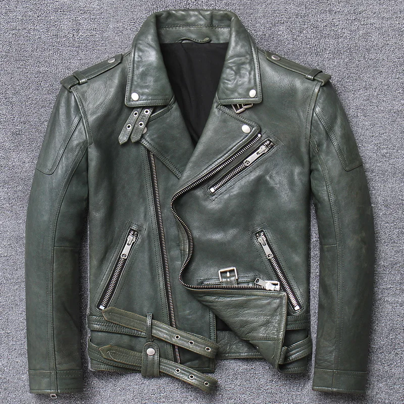 Куртка мужская из натуральной овечьей кожи на осень/зиму | Мужская одежда