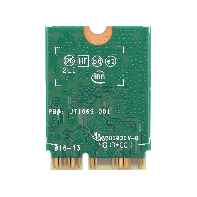 Wi-Fi Bnad 9462, 433 /,  Intel 9462ac M.2 NGFF Key E,  BT5.0,   Win10