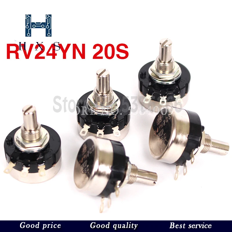 

1PCS RV24YN20S 101 102 B103 104 105 201 202 203 204 254 302 303 501 502 503 504 5K 10K 100K 500K 200K 100 ohm Potentiometer